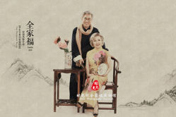 -时光纪亲子全家福照相馆(静安店母女写真父母纪念照)