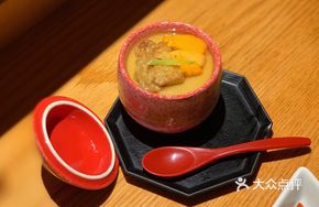 Rich Foie Gras and Sea Urchin Steamed Egg