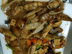 蛏子黄花鱼-宾朋海鲜美食特色餐厅·纯手工鲅鱼水饺(兴海路店)