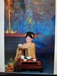 -后宫·古装汉服京剧儿童亲子全家福摄影