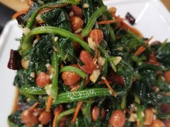 菠菜陈醋花生米-李连贵熏肉大饼(兴工街店)