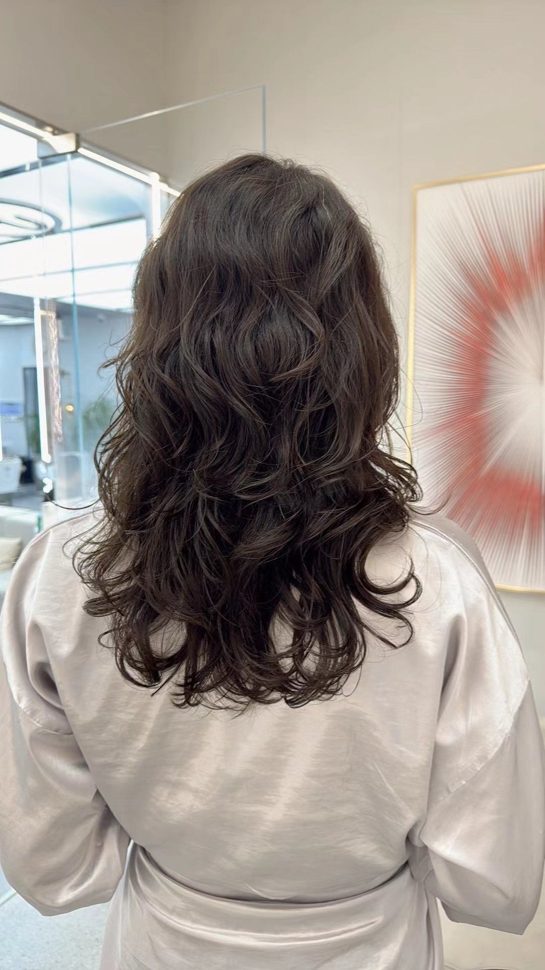 黑发也超好看的法式烫发