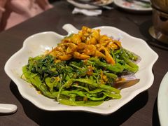 蛏子炒通菜-大头虾越式风味餐厅(光明广场店)