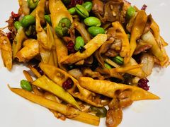 爆炒鸡胗和蛋-径山十八道·风味民间菜(杭州总店)