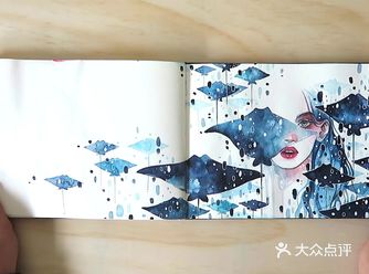 油管大神的水彩速写本里画了啥