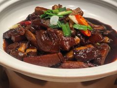 松茸菌焖带皮牛肉-好福记饭店(红梅公园店)