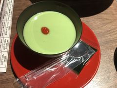 绿茶杏仁豆腐-一蘭拉面(新宿中央东口店)