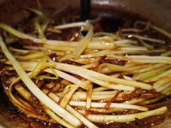 砂锅生焗韭黄-筱爷叔·上海传统手工菜(玉树路店)