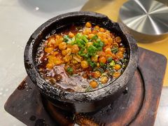 石锅焗脑花-新蜀会四川豆花(五羊店)