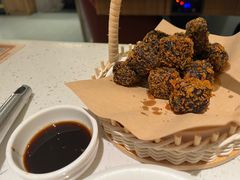 红糖紫米糍粑-左庭右院鲜牛肉火锅(长泰广场店)