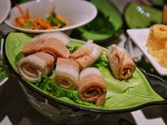 竹荪扣肉卷-一叶一世界·素食餐厅(锦华万达店)