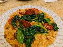 西班牙辣肉肠番茄菠菜意大利烩饭-Cyclus Craft Kitchen薩克思手工厨房