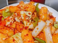 鱼饼炒年糕-博欧姆新派韩国料理·炸鸡(艾尚店)