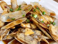 葱油蛏子-洲晓鲜·舟山海鲜大排档(朱家尖风景区店)