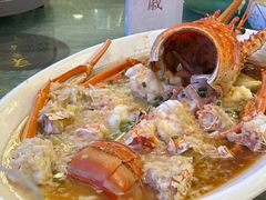 金银蒜时蔬蒸波士顿龙虾-常州逸高酒店-中餐厅