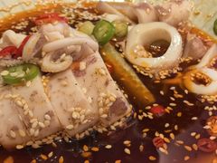 红油笔管鱿-不仔客海鲜·烧烤·270度海景餐厅(大东海店)