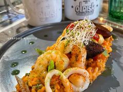Seafood risotto -Oldish