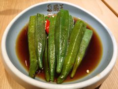 捞汁秋葵-肠王卤煮(西单食宝街店)