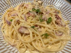 奶油培根蘑菇蛋黄意式细面-BAKER&SPICE(环贸店)