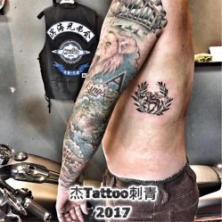 来自美国的朋友…-杰TATTOO刺青