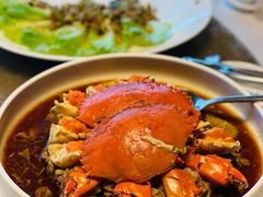 膏蟹蒸肉饼-猪肉婆·德景轩