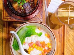 家乡红烧茄子饭【含时令炖汤】-牛楠楠·香港牛腩茶餐厅(永旺店)