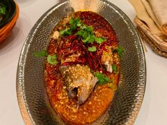 蒜爆鲈鱼-大张烙馍村·美食地标(泉山店)