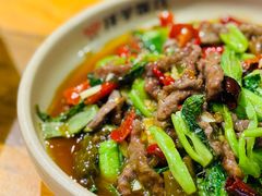 青菜牛肉-郑件洋芋饭庄