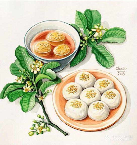 手绘可口的美食[调皮]～