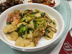 白蟹炒年糕-红灯笼龙凤饭店(宁波老字号店)