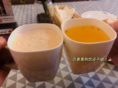 百香果暖饮料-嘉喜来比萨(罗马花园店)