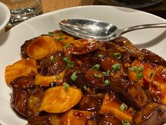 茄子烧年糕-宁波柏悦酒店·钱湖渔港