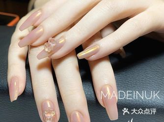 欧美风真的好好看 透色裸粉+橘色极光粉