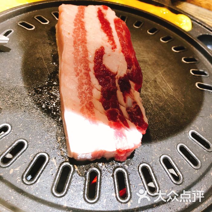 南浦洞肉铺山蒜叶猪五花图片-北京韩国料理-大众点评网