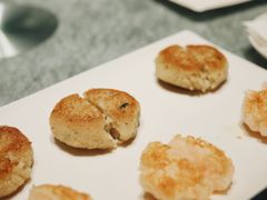 煎莲藕饼拼煎虾饼-花城苑广府菜(侨鑫店)
