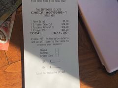 账单-The Meat & Wine Co Southbank(南岸店)