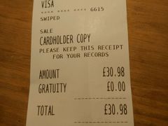 账单-Aroma Buffet W12 | Dinner & Lunch