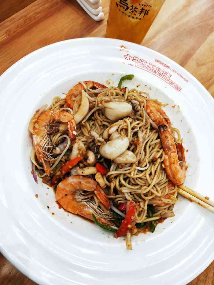大先生海鲜焖面(商贸店)-"还蛮好吃的,之前同学带我吃过一次,我不大.