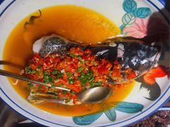 老坛剁椒蒸鲜活鱼头-老湘村·湖南土菜(天河维多利店)