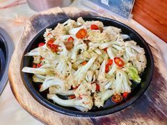 铁板有机花菜-李师傅脆肚(梅林店)