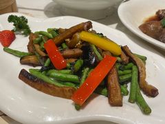 紫苏豆角茄子炒鹅肠-虾饺妹·酒家(海珠广场店)