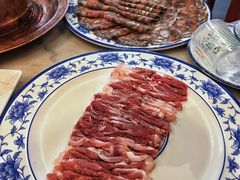 手切羊腿肉-五悦北平四季涮肉·烧烤(老商埠店)