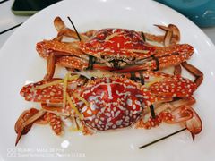 白灼螃蟹-覃记海鲜美食餐厅