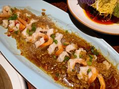金银蒜蒸凤尾虾-绿茶餐厅(蓝色港湾店)