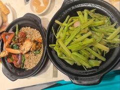 虾醤啫空心菜梗-辉记海鲜美食(氹仔店)
