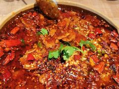 水煮牛肉-川旺角川粤融合菜•海景餐厅(星海广场店)