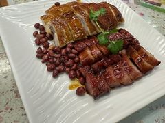 油鸡拼叉烧-新辉港式茶餐厅(北栅店)