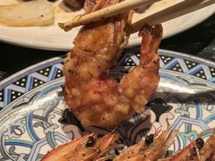 铁板和风口味海捕虾-大成铁板烧•板前(复古餐厅石老人店)