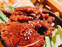 秘制香辣牛肉-胖记烤肉(江汉路店)