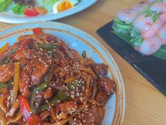 椒麻鸡肉乌冬面-魏客咖啡(中铁中心店)